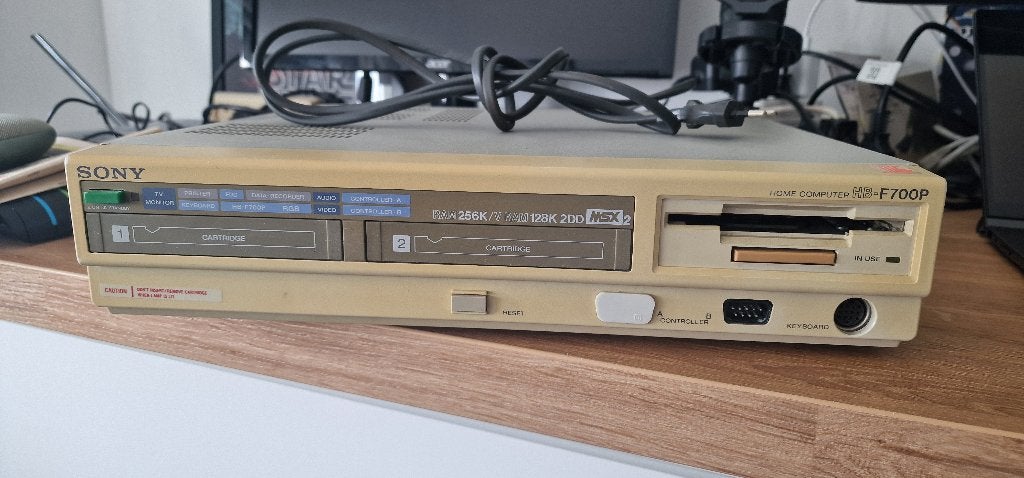Sony MSX2 HB-F700P Home Computer - Vintage Retro Gaming, Computers en Software, Vintage Computers, Ophalen of Verzenden, Sony