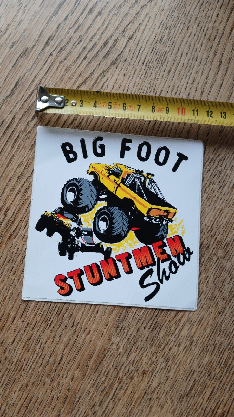 Sticker Big Foot Stuntmen Show 3, Ophalen of Verzenden, Zo goed als nieuw
