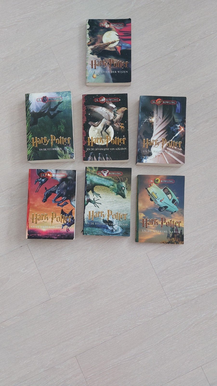 Harry potter boeken hele serie, Boeken, Ophalen of Verzenden, Zo goed als nieuw, J.K. Rowling