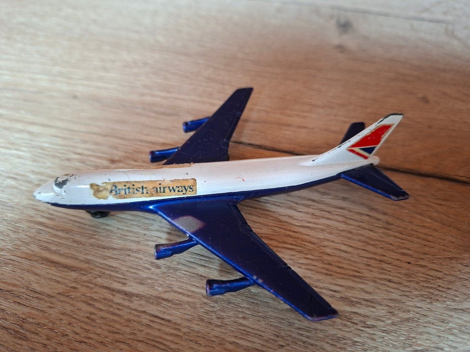 Matchbox British Airways Boeing 747 Vliegtuig, Hobby en Vrije tijd, Ophalen of Verzenden