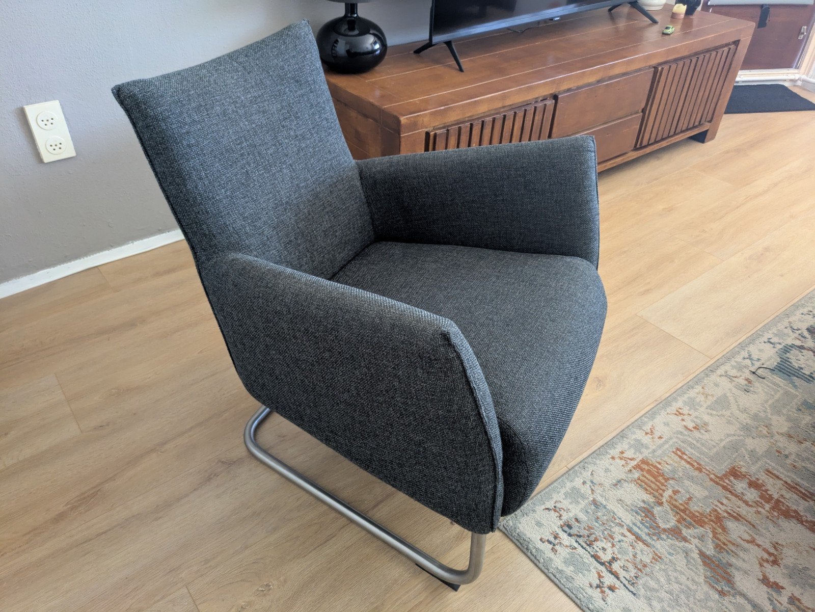 Mooie fauteuil, Ophalen, Gebruikt, Overige materialen, 75 tot 100 cm