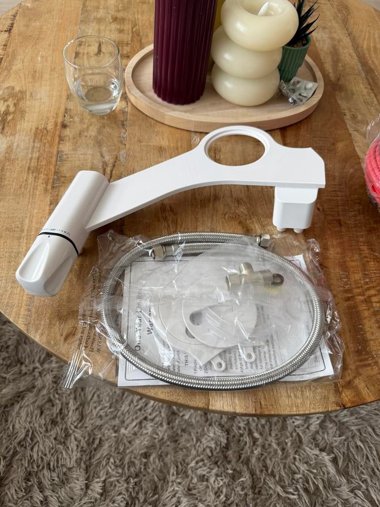 Bidet installatie voor elk toilet, Ophalen of Verzenden, Nieuw, Wit, Overige typen