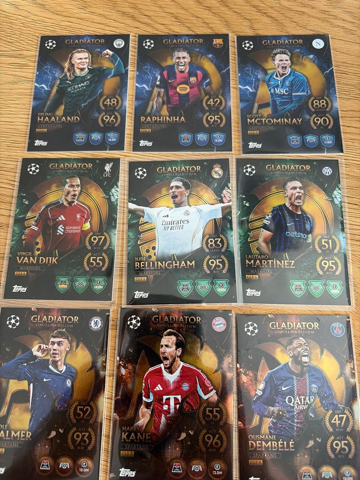 Topps Match Attax Champions League Gladiator Kaarten, Ophalen of Verzenden, Zo goed als nieuw, Buitenlandse clubs, Spelerskaart