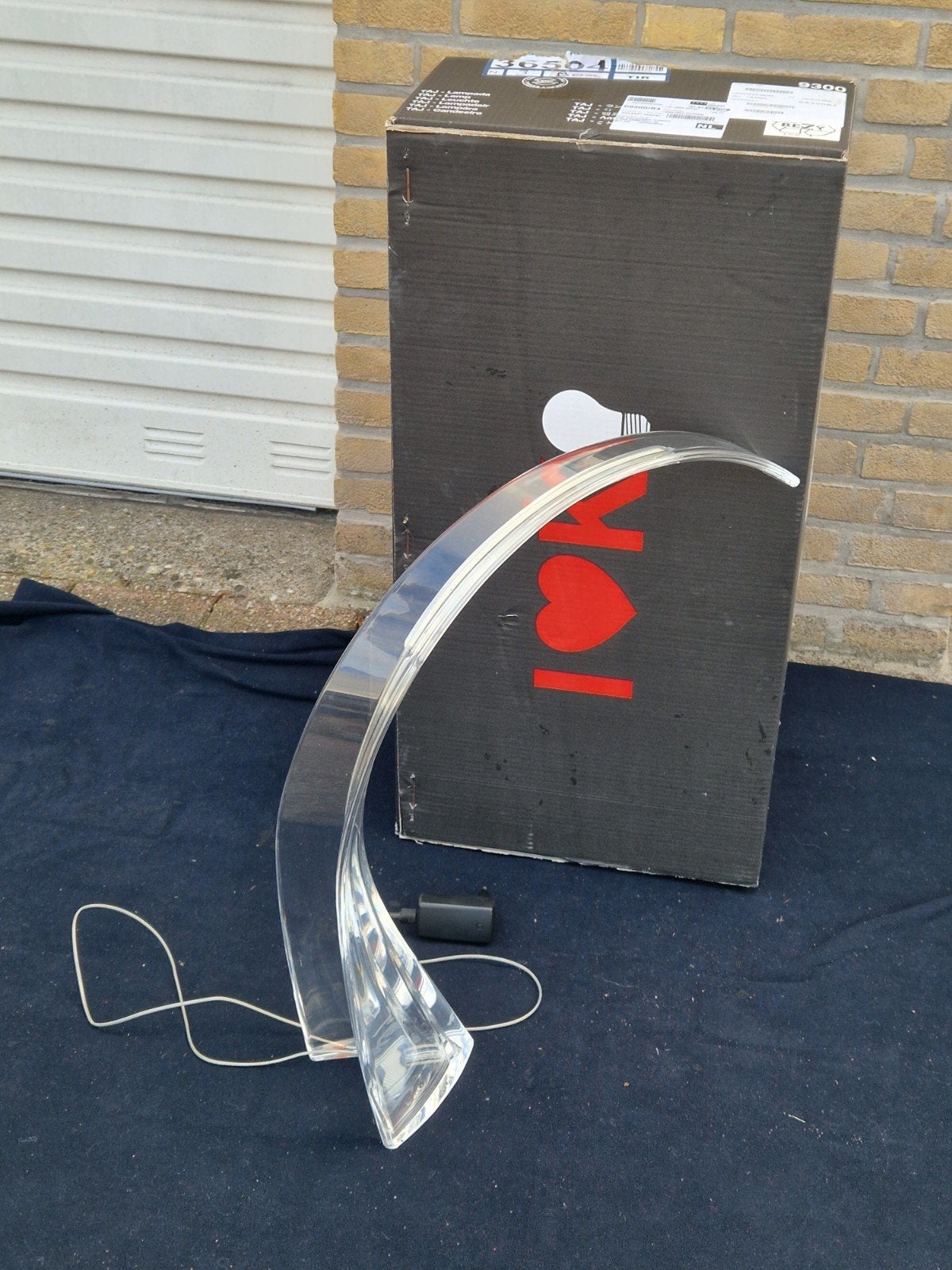 Kartell Taj Tafellamp Transparant LED, Ophalen, Kunststof, Inclusief lichtbron, Overige kleuren