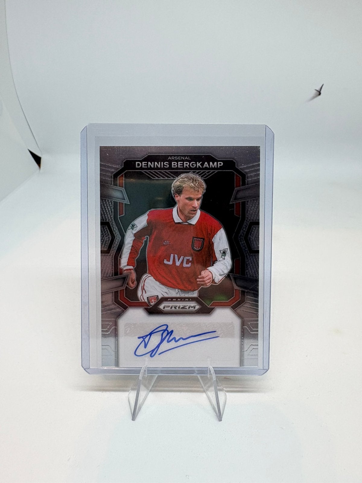 Panini Prizm EPL 2023-24 Dennis Bergkamp Arsenal Autograph, Ophalen of Verzenden, Zo goed als nieuw, Plaatje