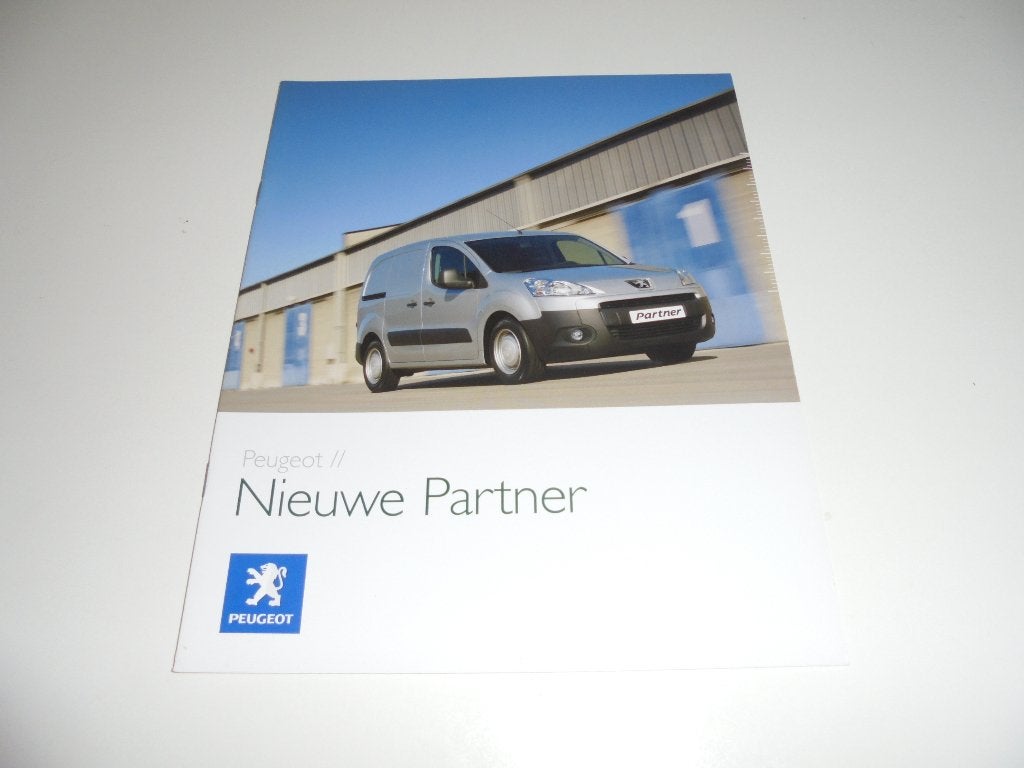 brochure Peugeot Partner  2009, Ophalen of Verzenden, Nieuw, Peugeot