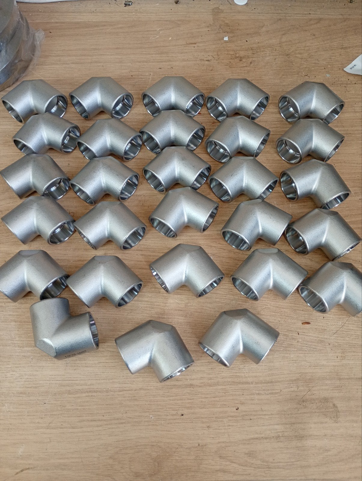 Nieuw RVS Bocht 90 graden 28mm - 1.4408-NORDS 28 stuks, Ophalen of Verzenden, Nieuw, Overige typen
