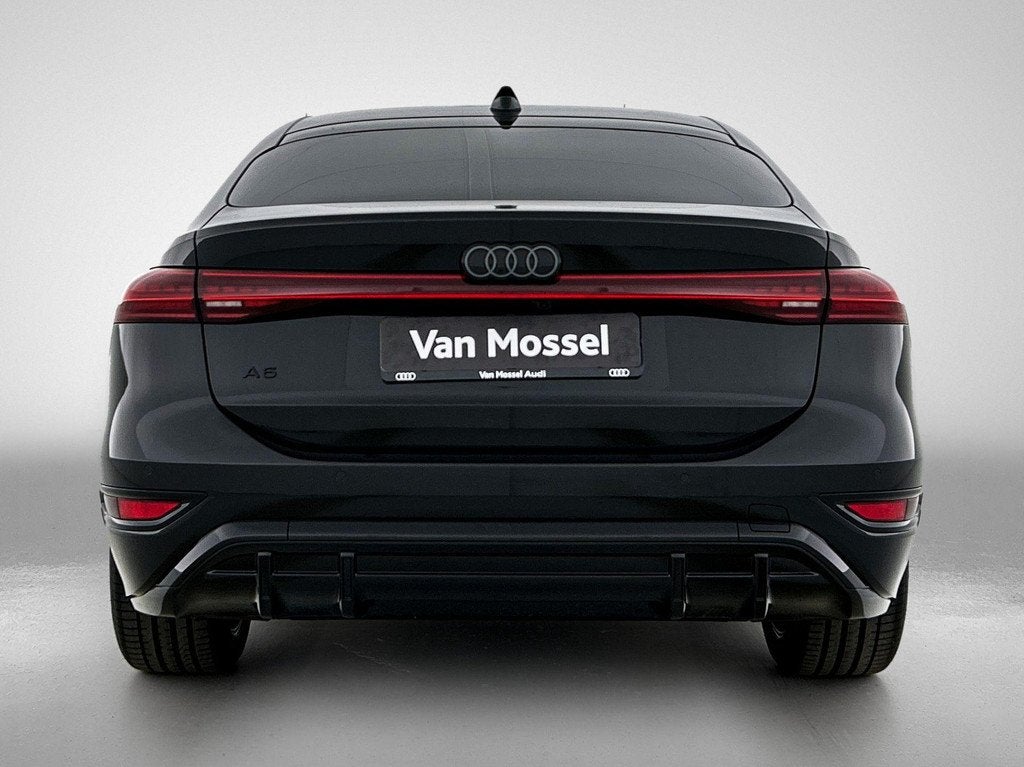 Audi A6 Sportback e-tron S edition 83 kWh | Navigatie | Appl, Auto's, Audi, Automaat, Leder en Stof, Zwart, 286 pk