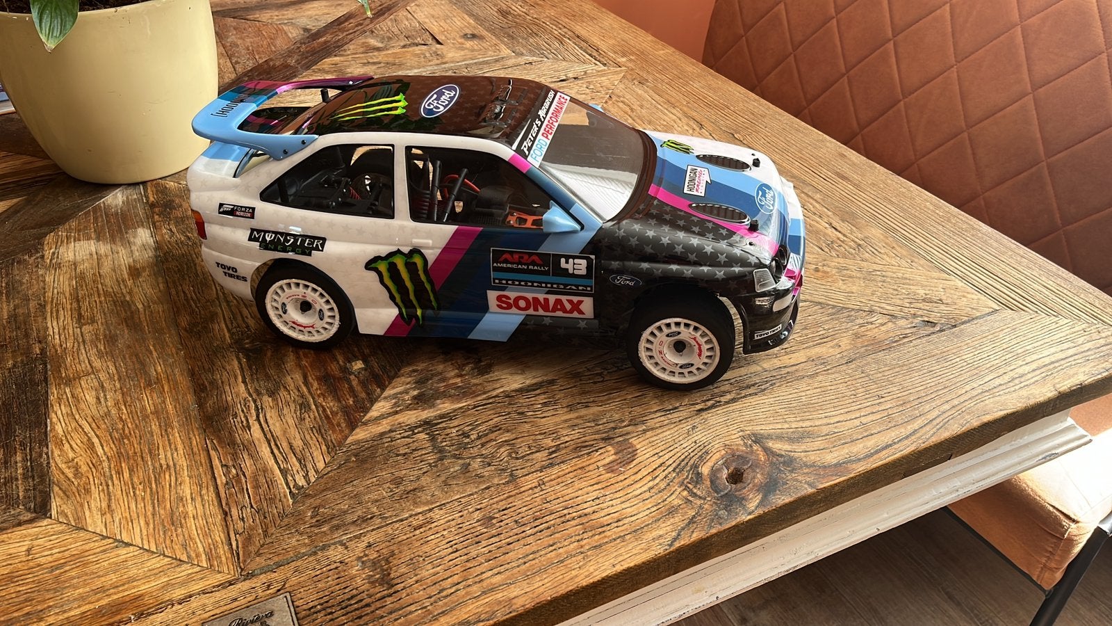 Hpi wr8 body special paint! Escort cosworth 1/8, Elektro, Nieuw, Ophalen of Verzenden, Onderdeel