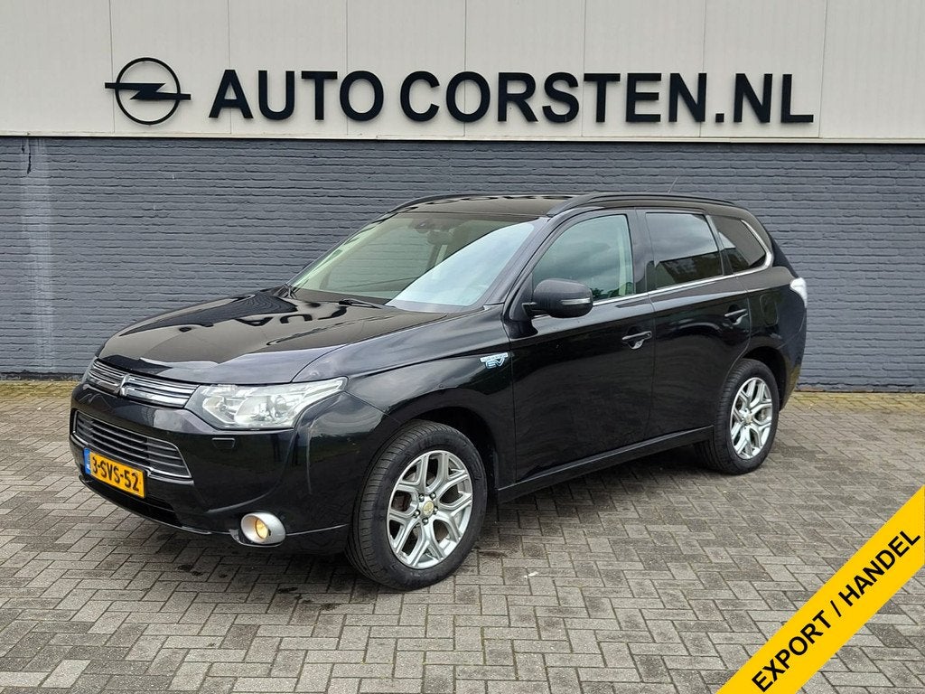 Mitsubishi Outlander 2.0i PHEV Hybrid 4WD Autom Intense + Tr, Auto's, Mitsubishi, Euro 5, Outlander, Zwart, 4 cilinders