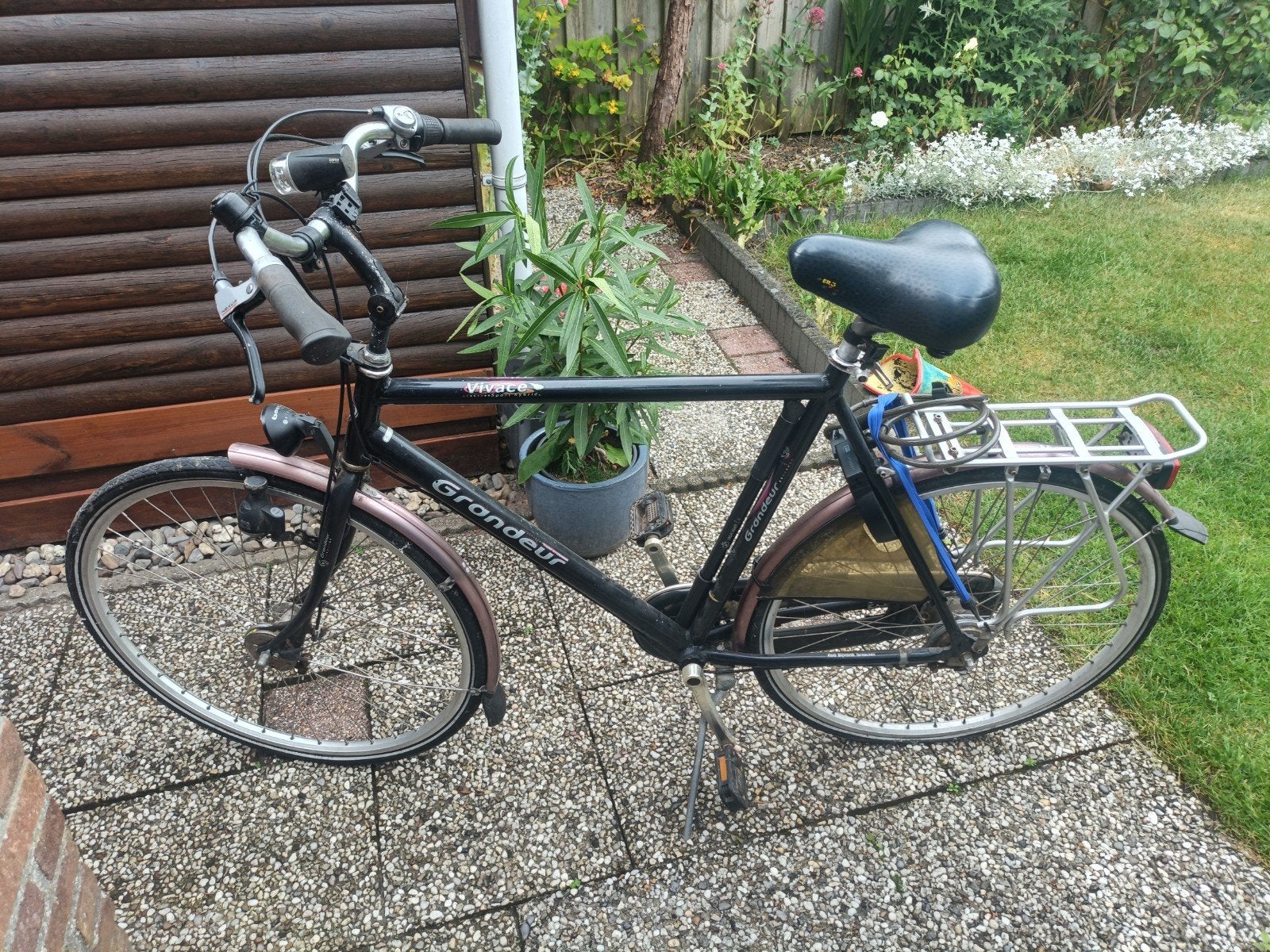 Grandeur vivace herenfiets, Fietsen en Brommers, Gebruikt, Velgrem, Versnellingen, Ophalen