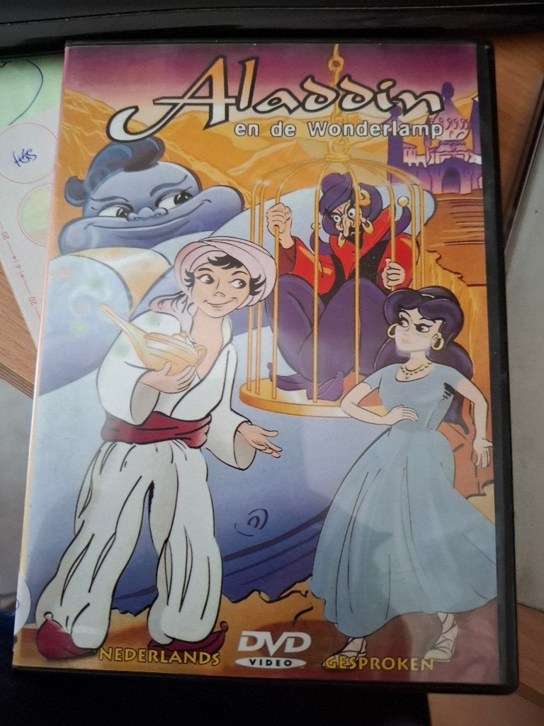 dvd aladdin en de wonderlamp 412, Alle leeftijden, Ophalen of Verzenden, Zo goed als nieuw