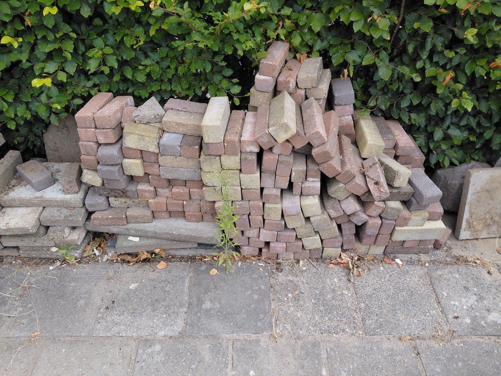 diverse klinkers, Tuin en Terras, Ophalen, Gebruikt, Beton, Klinkers