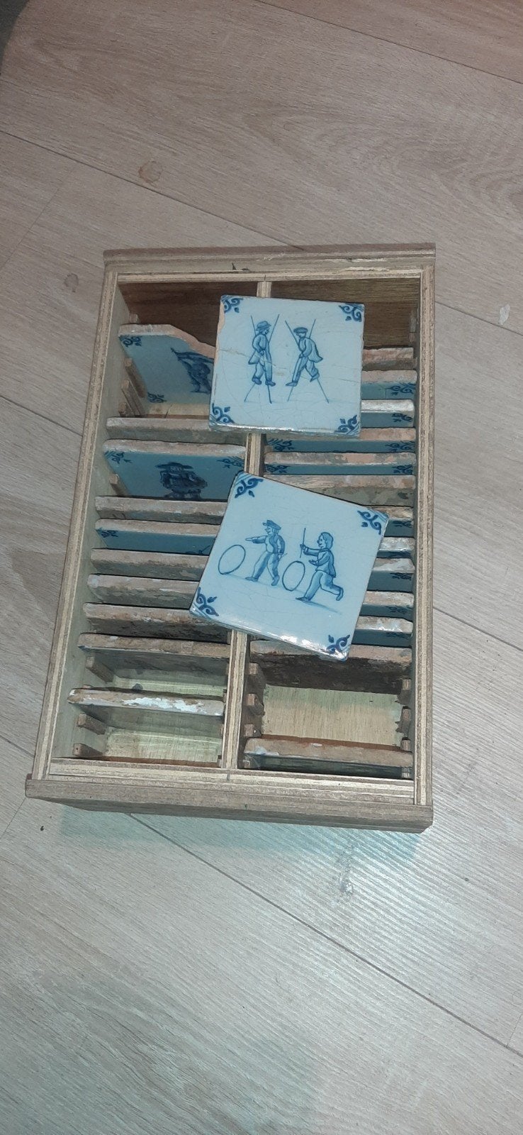 Delfts-blauwe tegeltjes, Antiek en Kunst, Ophalen of Verzenden