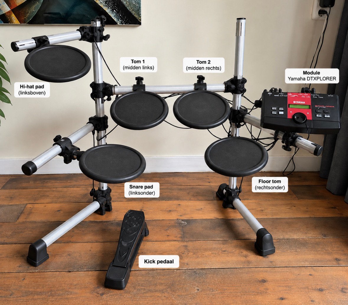 Yamaha DTXPLORER Elektronisch Drumstel (DTXPL), Ophalen of Verzenden, Gebruikt, Yamaha, Elektronisch