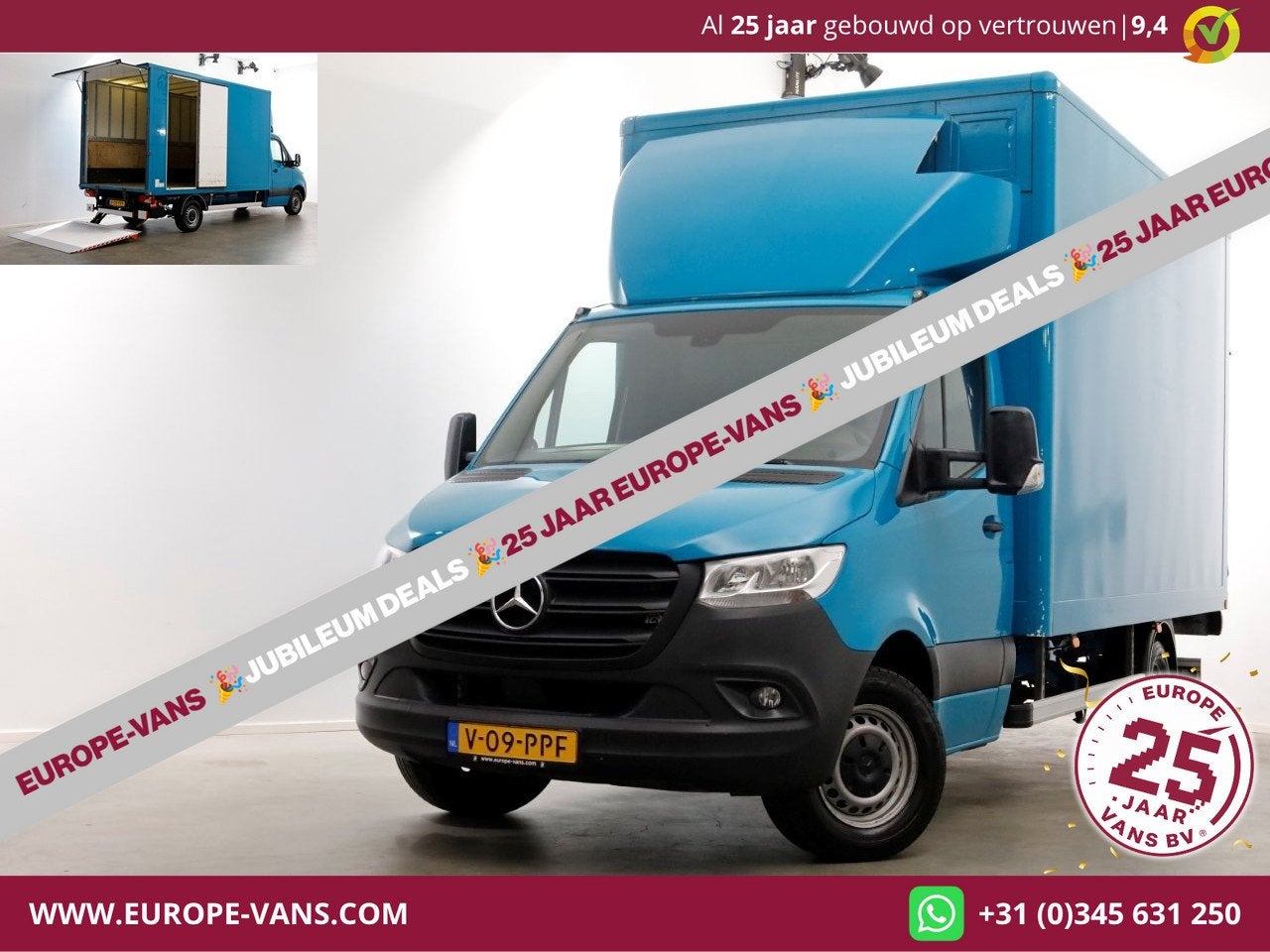 Mercedes-Benz Sprinter 315 CDI 150pk 9G Automaat Bakwagen me, Auto's, Automaat, Achterwielaandrijving, Gebruikt, Euro 6