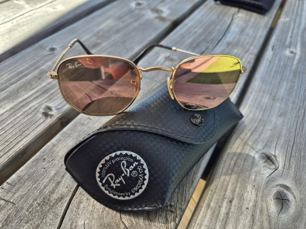 Ray-ban zonnebril dames, Ophalen of Verzenden, Zo goed als nieuw, Bruin, Ray-Ban