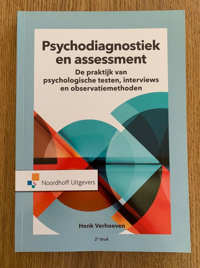 Henk Verhoeven - Psychodiagnostiek en assessment, Boeken, Ophalen, Henk Verhoeven, Ontwikkelingspsychologie, Zo goed als nieuw