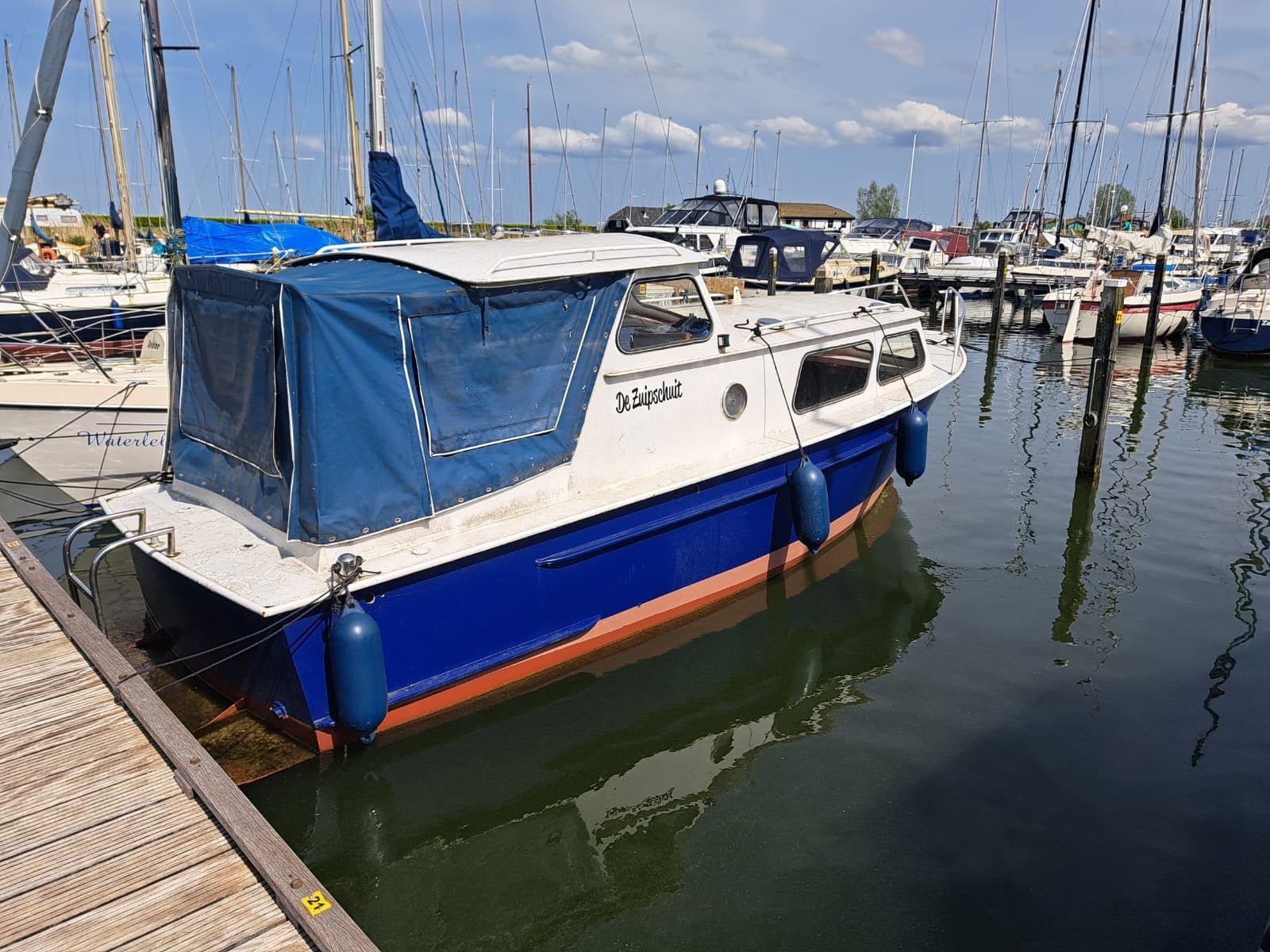 Kajuit boot motor loopt niet!, Watersport en Boten, Ophalen of Verzenden, Zo goed als nieuw, Motor en Techniek