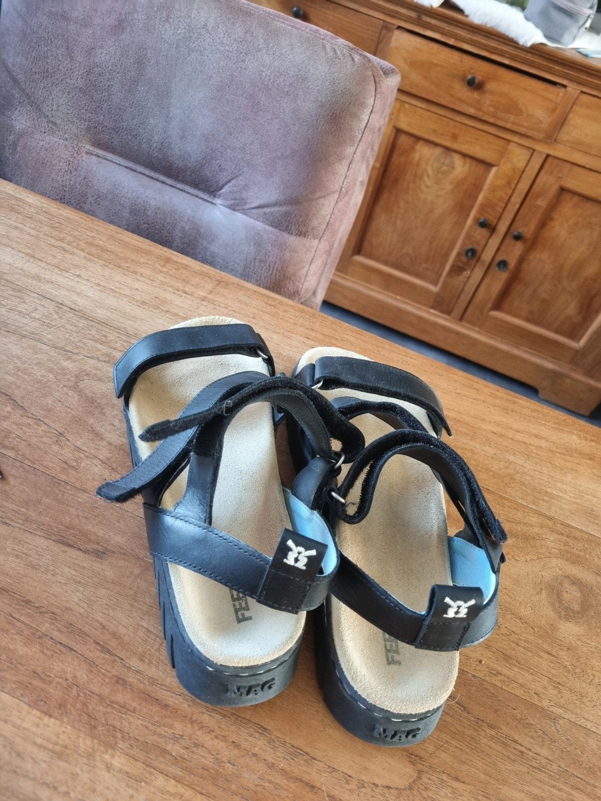 MAG dames sandalen maat 43 - Zo goed als nieuw, Kleding | Dames, Zwart, MAG, Zo goed als nieuw, Sandalen of Muiltjes