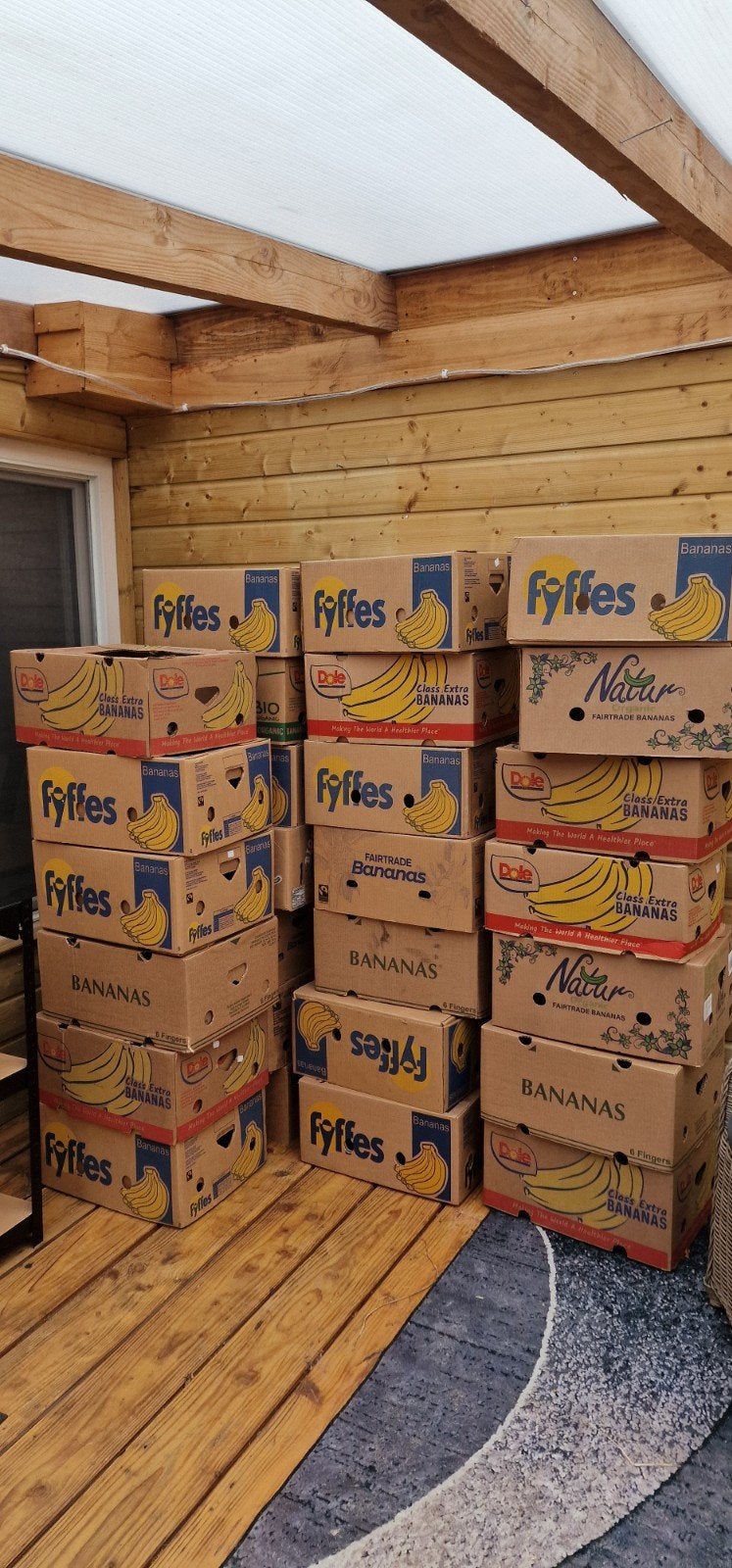 bananendozen, 27 stuks, Doe-het-zelf en Verbouw, Ophalen, Doos, 35 tot 50 cm