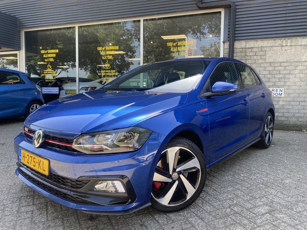 Volkswagen Polo 2.0 TSI GTI Beats/Camera/Carplay/stuurverw., Auto's, Gebruikt, Euro 6, 4 cilinders, Blauw