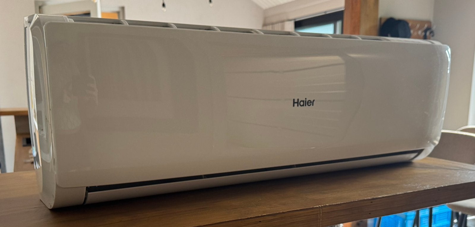 Haier airco koelen&verwarmen, Ophalen, 3 snelheden of meer, Afstandsbediening, Gebruikt