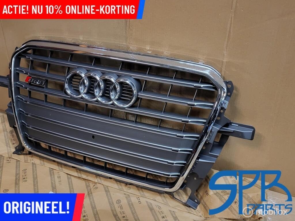 AUDI Q5 8R SQ5 FACELIFT GRILLE ORIGINEEL NIEUW GRILL EMBLEEM, Auto-onderdelen, Gebruikt, AUDI, Audi, Ophalen of Verzenden