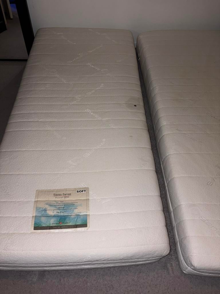 Swiss sense matrassen 90x200, Ophalen, Zo goed als nieuw, Eenpersoons, 90 cm