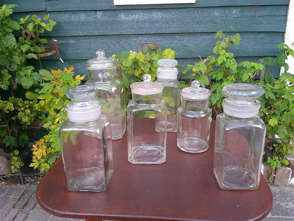 stopfles - glazen fles - stopflessen, Ophalen of Verzenden