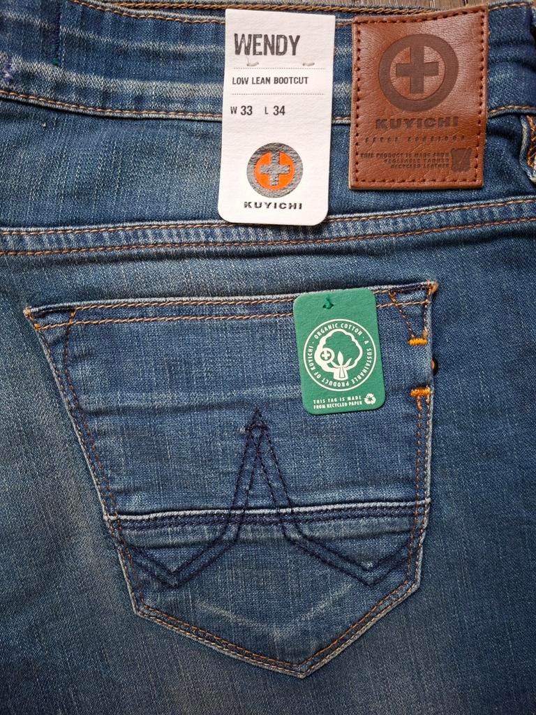 KUYICHI Wendy bootcut jeans W33 L34, Kleding | Dames, Spijkerbroeken en Jeans, Blauw, KUYICHI, Nieuw, Ophalen of Verzenden