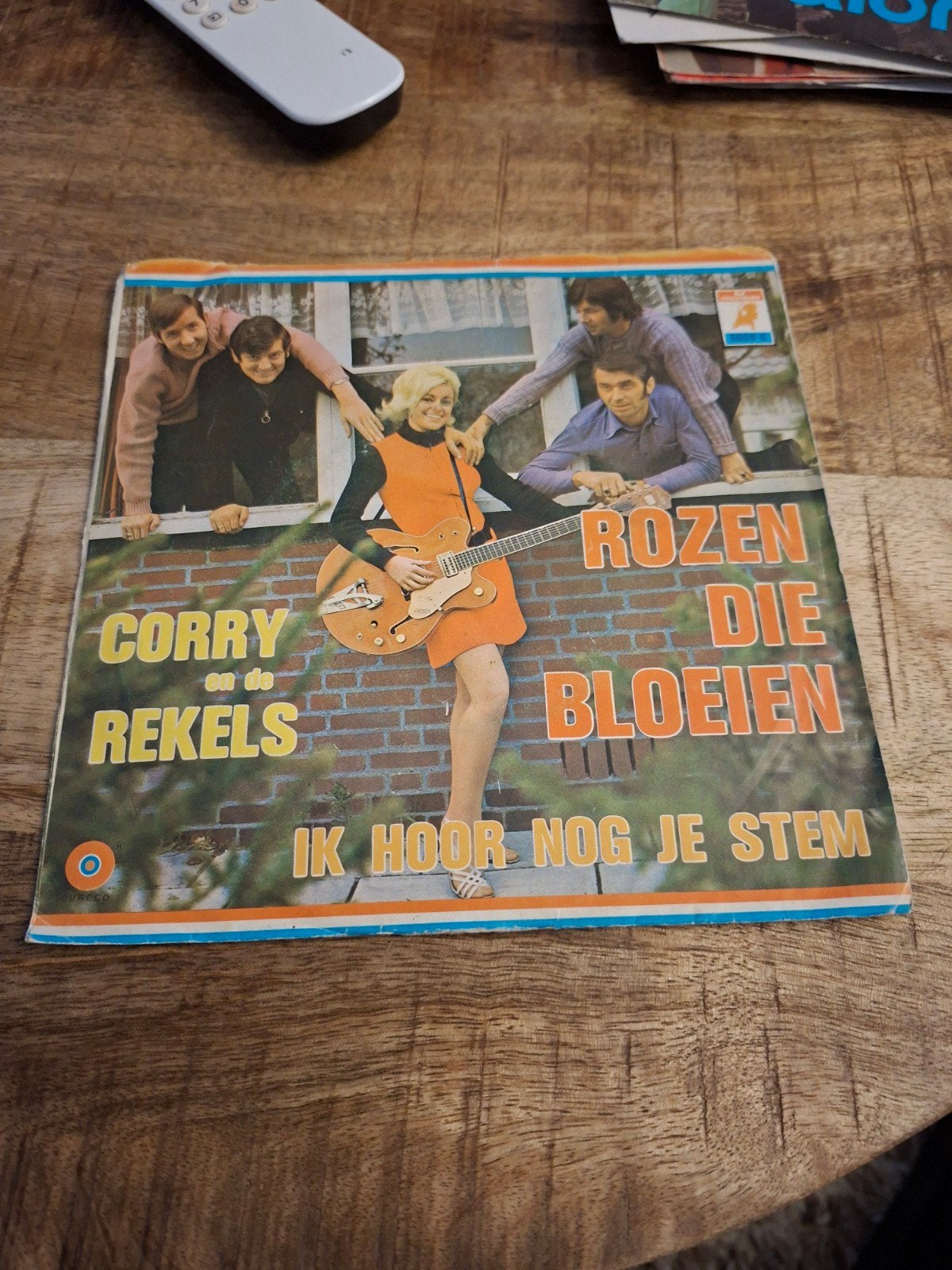 corry en de rekels  / rozen die bloeien, Cd's en Dvd's, Vinyl Singles, Ophalen of Verzenden, Gebruikt, Nederlandstalig