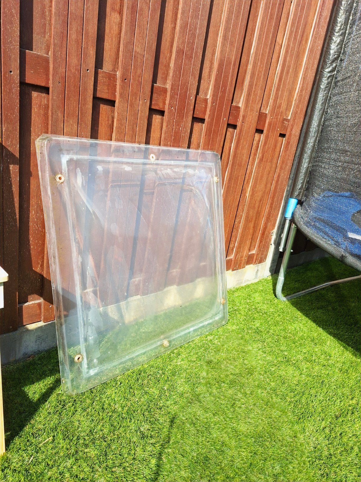 Gratis Licht koepel bolvormig acrylaat maat 70x70, Ophalen, Minder dan 80 cm, Dakraam