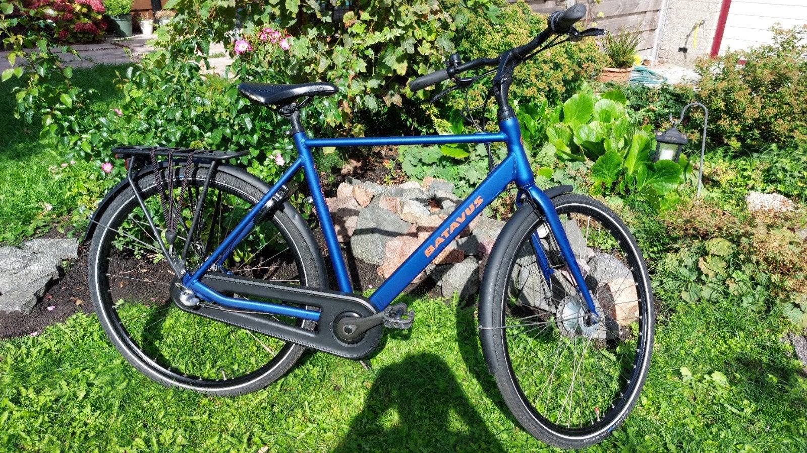 Batavus Fonk H57 N3 - Mat blauw - stadsfiets, Fietsen en Brommers, Ophalen, Gebruikt, Versnellingen, Batavus