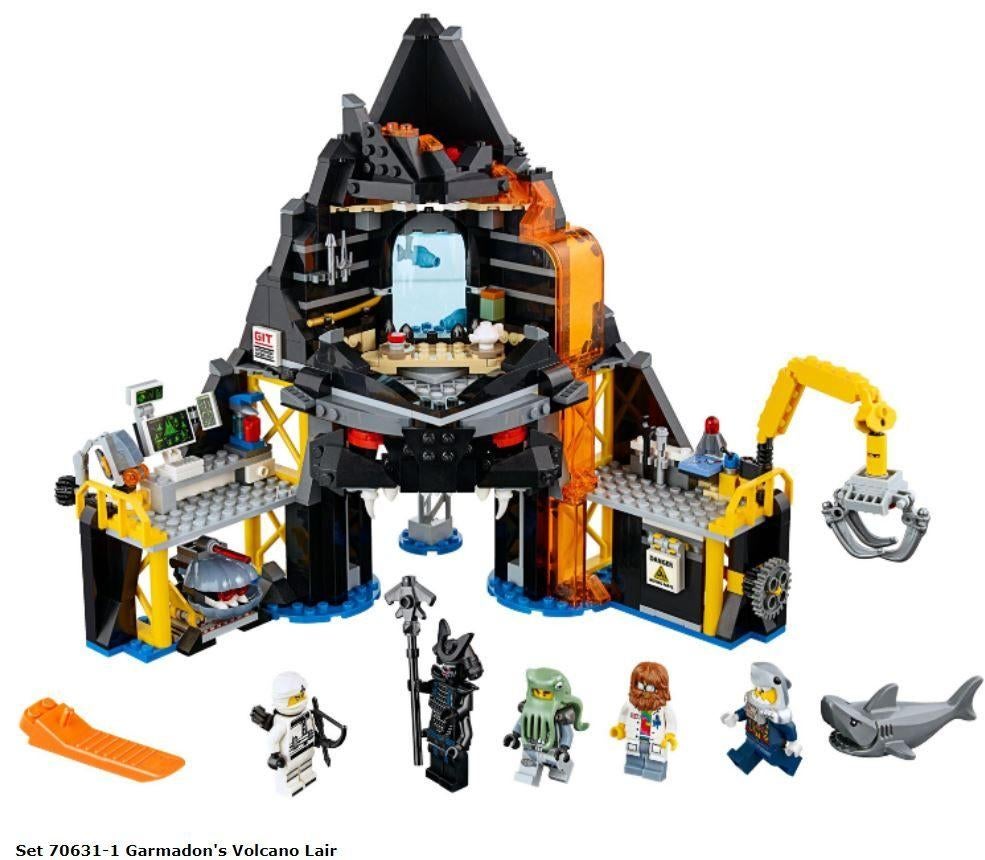 LEGO Ninjago 70631 Garmadon's Volcano Lair (incomplete), Kinderen en Baby's, Speelgoed | Duplo en Lego, Lego, Ophalen of Verzenden