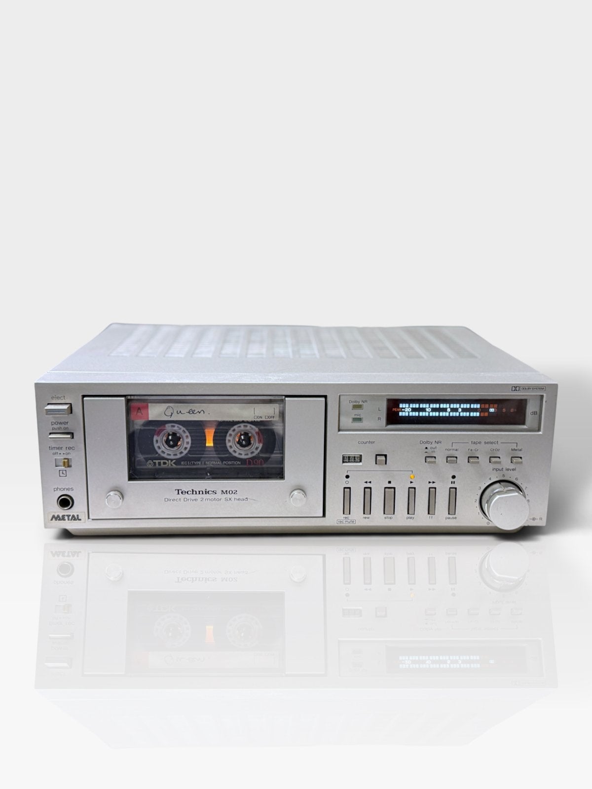 Vintage Technics RS-M02 Cassettedeck - Top Conditie