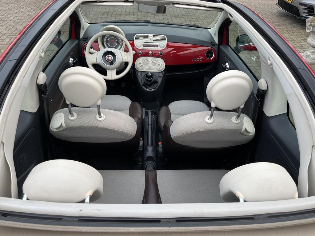 Fiat 500C 0.9 TwinAir Lounge 50% deal 2.975,- ACTIE Half Led, Euro 5, 86 pk, Gebruikt, 31 €/maand