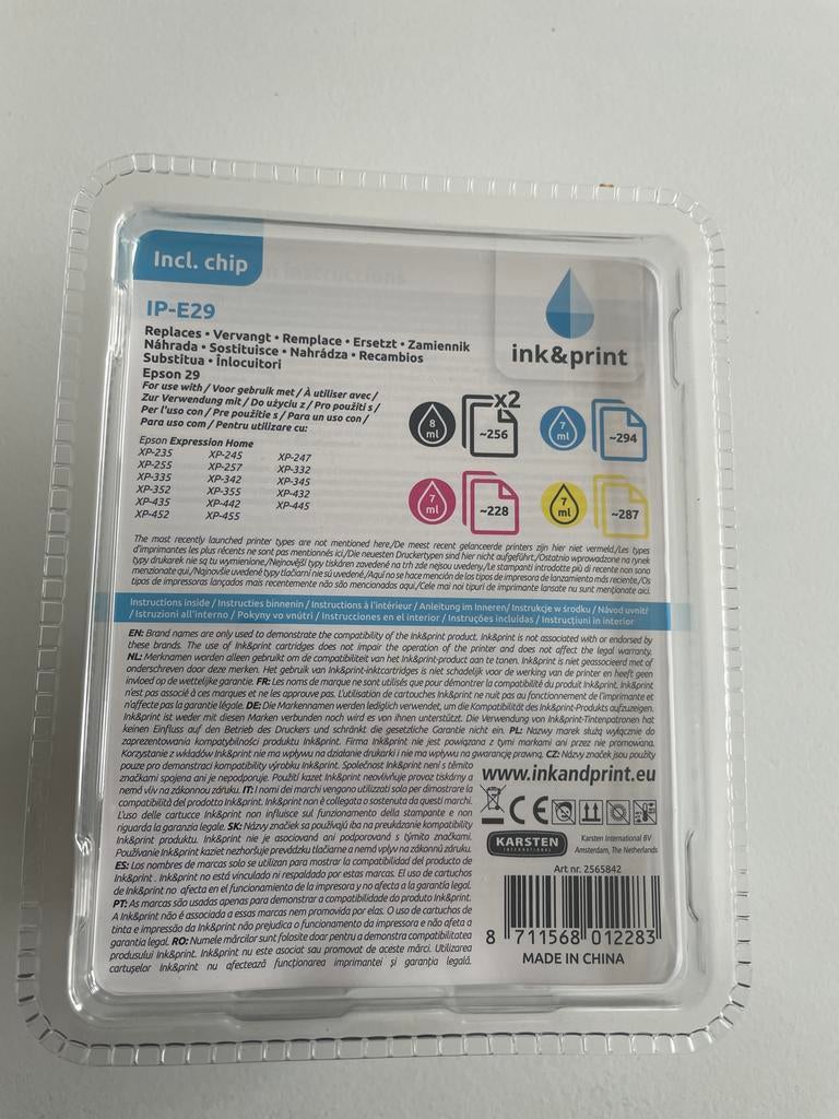 Inkt & Print Epson 29 Cartridges - Multipack (5 stuks), Computers en Software, Printerbenodigdheden, Nieuw, Cartridge, Ophalen