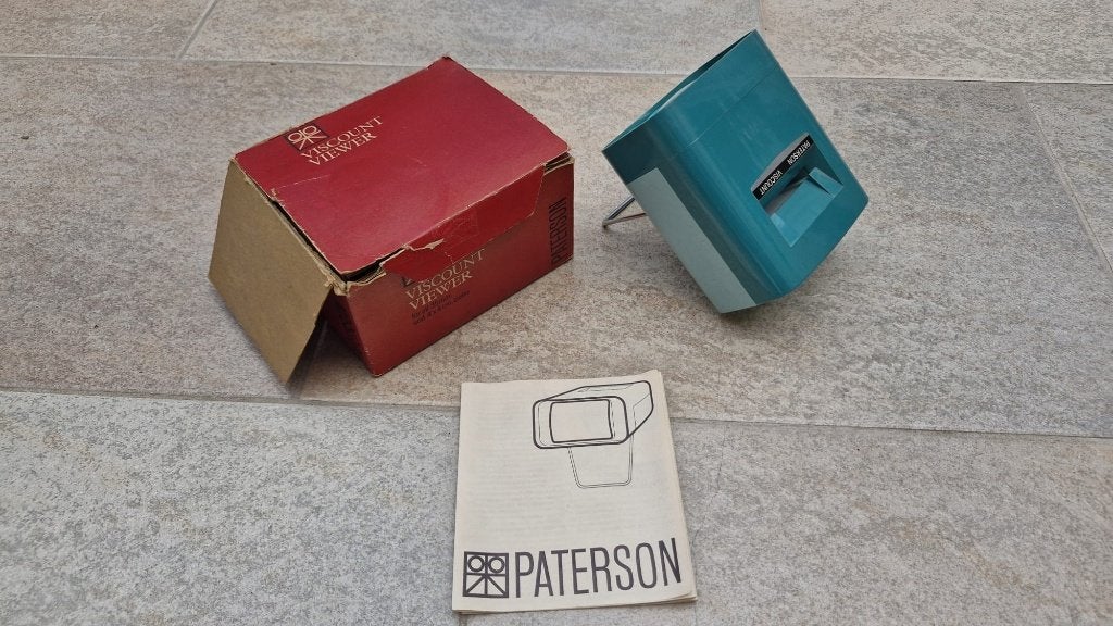 Paterson Viscount Viewer - Retro diakijker met doos., Ophalen of Verzenden, Gebruikt