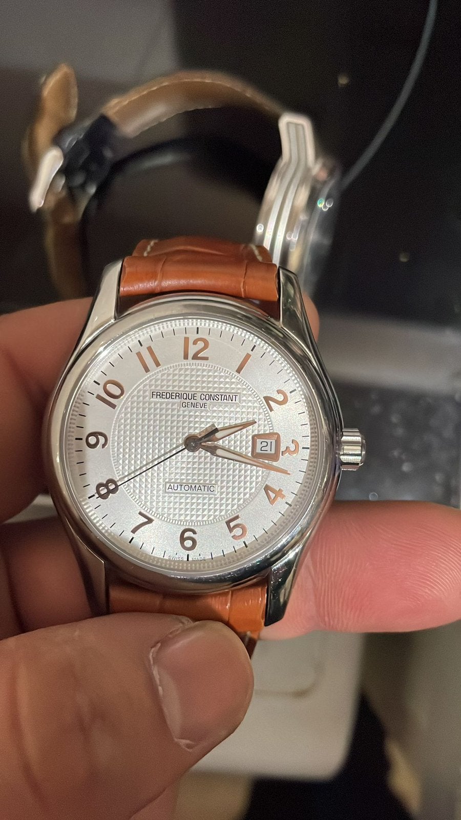 Frederique constant geneve, Ophalen of Verzenden, Zo goed als nieuw, Staal, Overige merken