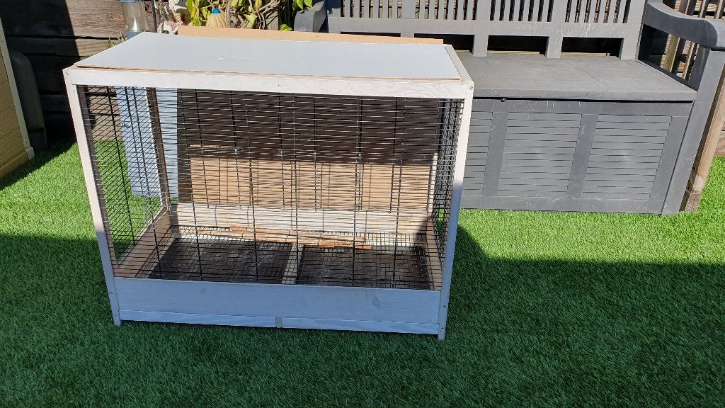 Vogelkooi, Ophalen, Zo goed als nieuw, Metaal, Vogelkooi