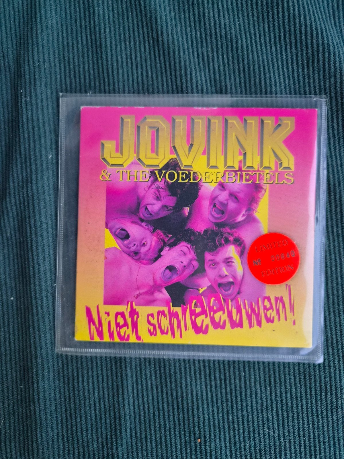 Jovink & The Voederbietels - Niet Schreeuwen! CD Single, Cd's en Dvd's, Ophalen of Verzenden, Zo goed als nieuw, Nederlandstalig