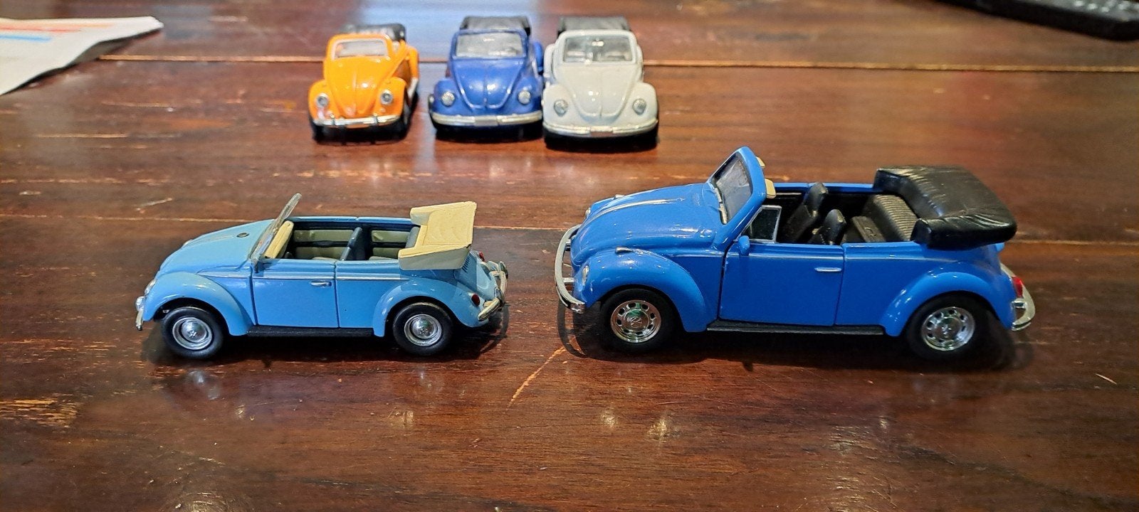 Volkswagen Kever Cabriolet Modelauto's - Diverse Maten, Ophalen of Verzenden, Gebruikt, Overige typen