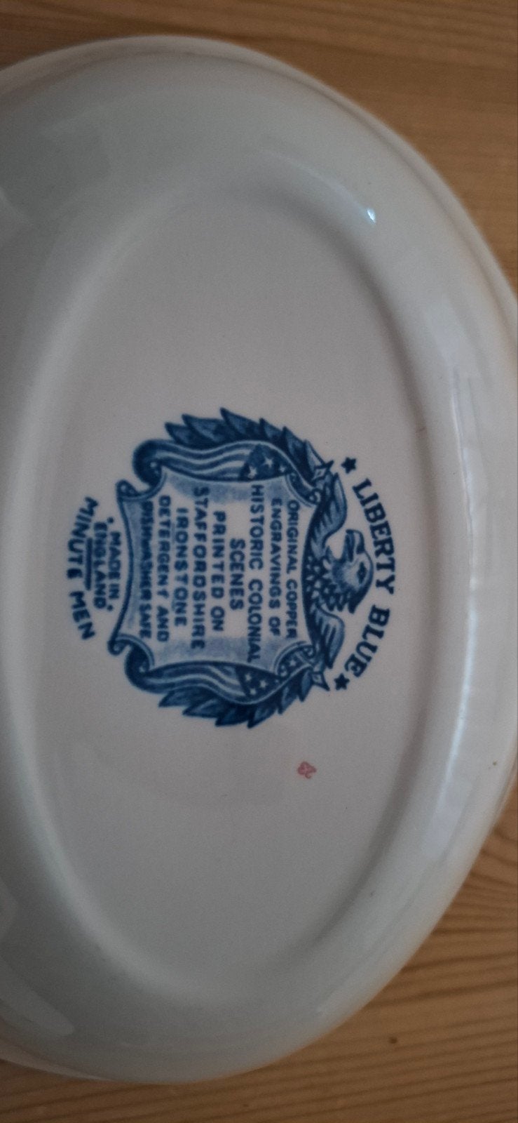 Liberty Blue Staffordshire Ironstone schaaltje, Antiek en Kunst, Ophalen of Verzenden