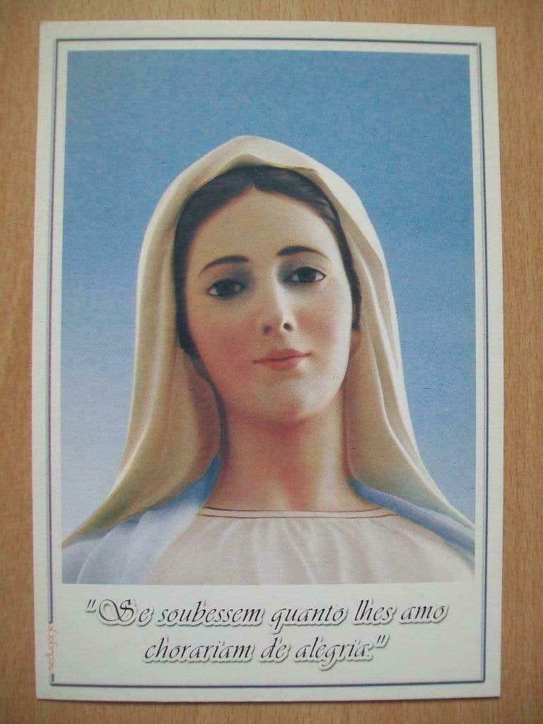 Onze Lieve Vrouw van Medjugorje Heilige Koningin van d Vrede, Ophalen of Verzenden, Nieuw, Kaart of Prent, Christendom | Katholiek