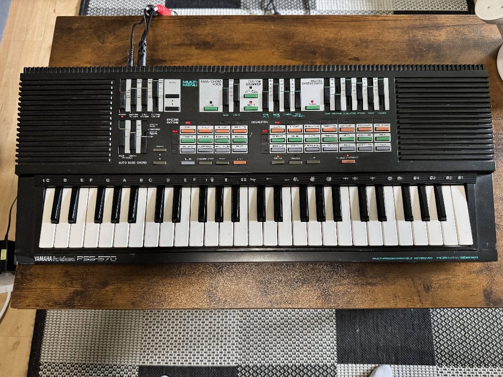Yamaha PSS-570 met originele doos en handleiding, Muziek en Instrumenten, Keyboards, Ophalen, Gebruikt, 49 toetsen, Yamaha