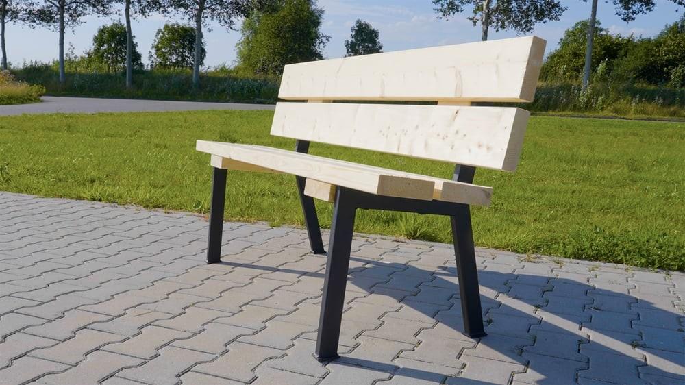 Douglas houten bankje, Ophalen of Verzenden, Nieuw, Rechthoekig, Hout