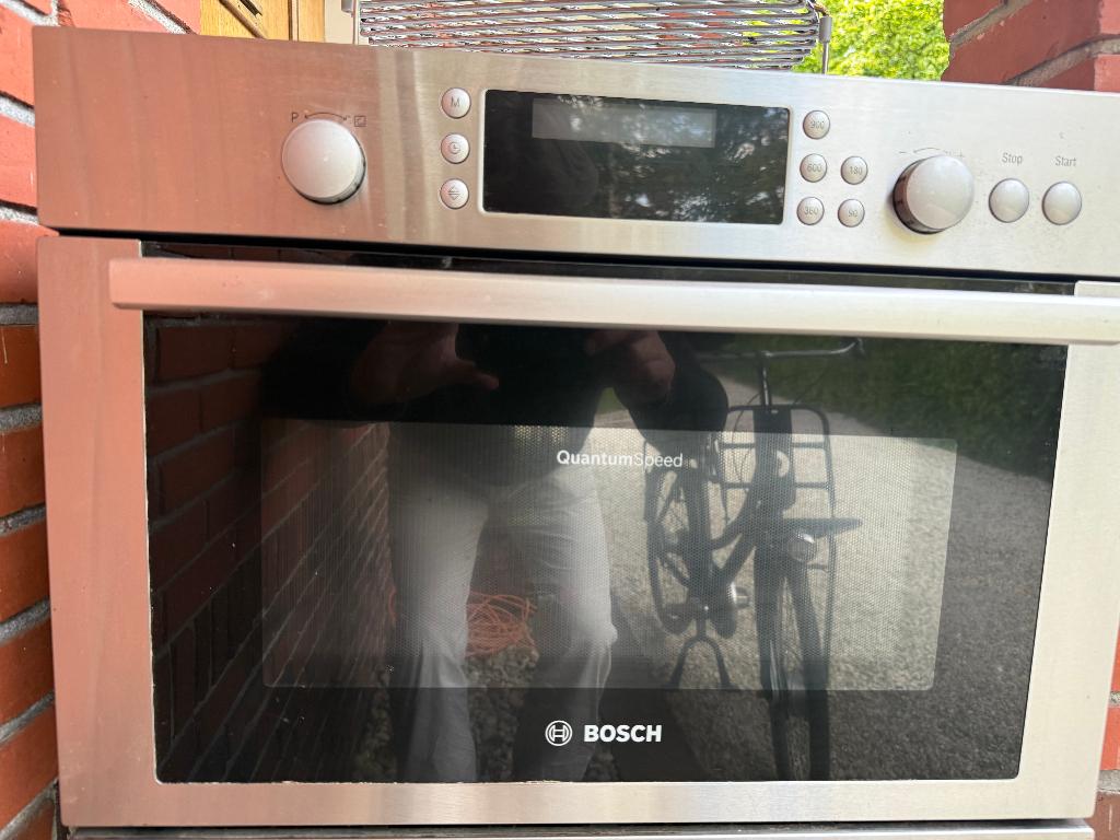 Bosch Inbouw combimagnetron HBC86Q651N, Witgoed en Apparatuur, Ovens, Ophalen, 45 tot 50 cm, Gebruikt, Bosch