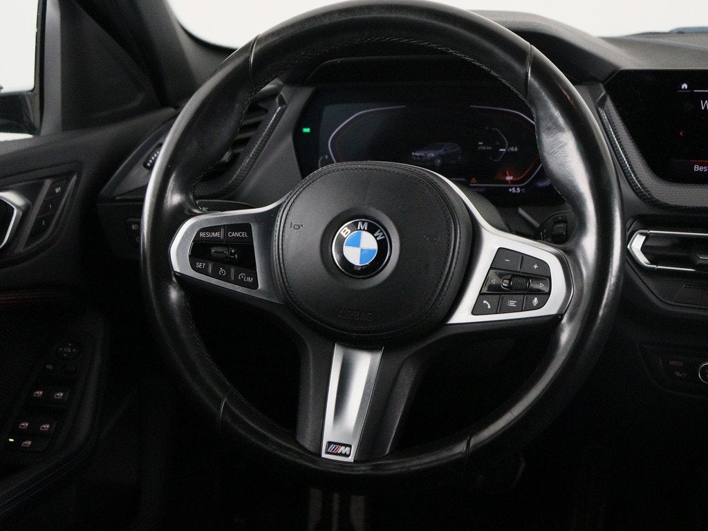 BMW 1 Serie 118i Executive M Sport Trekhaak (bj 2021), Auto's, 136 pk, Gebruikt, Met garantie (alle), Leder en Stof