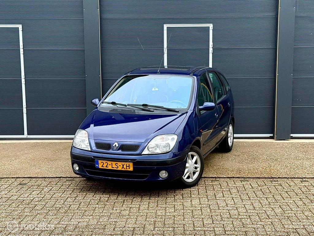 Renault Scenic 1.6 AUTOMAAT NIEUWE APK, 4 cilinders, Blauw, Origineel Nederlands, Bedrijf